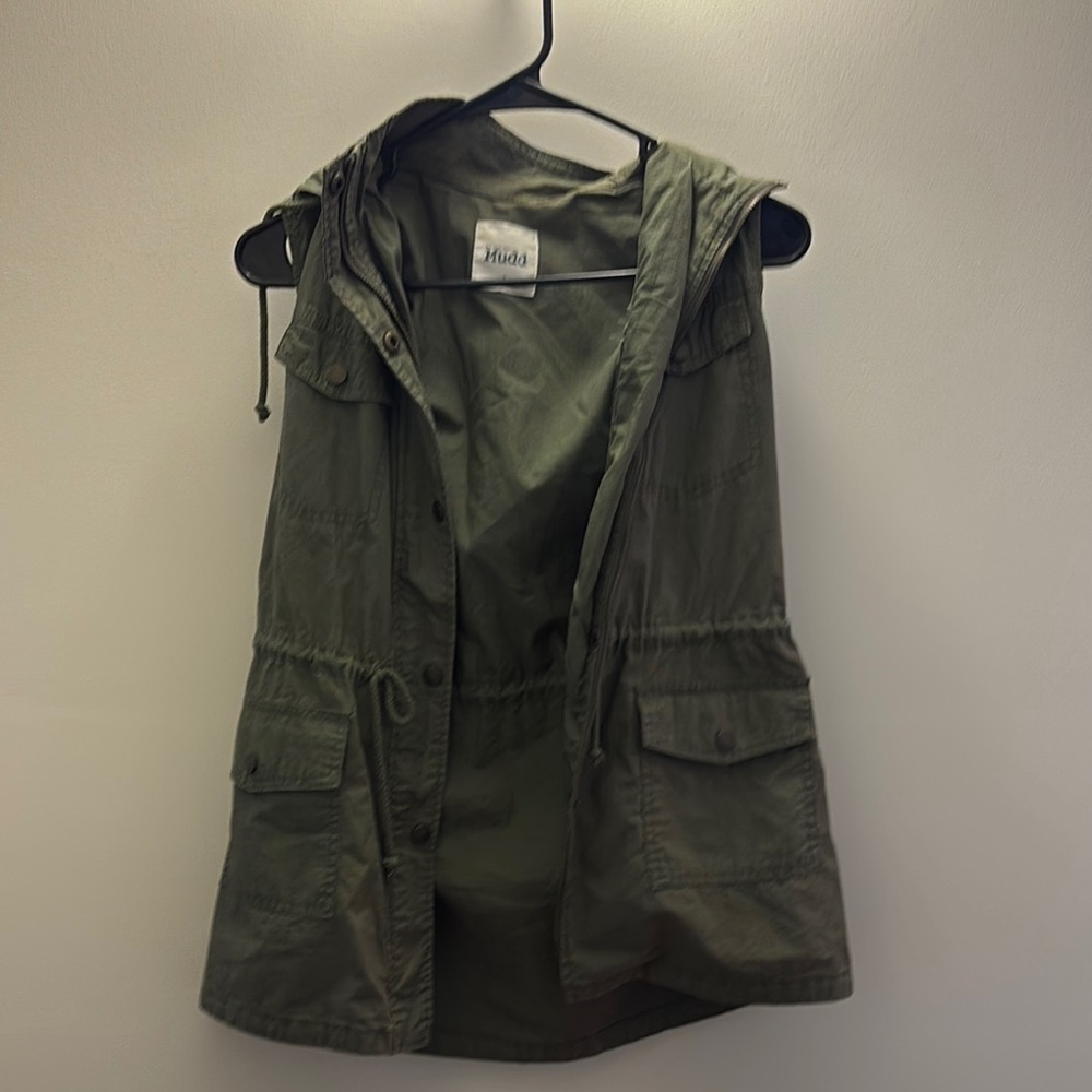 Juniors Olive Green Women's Vest